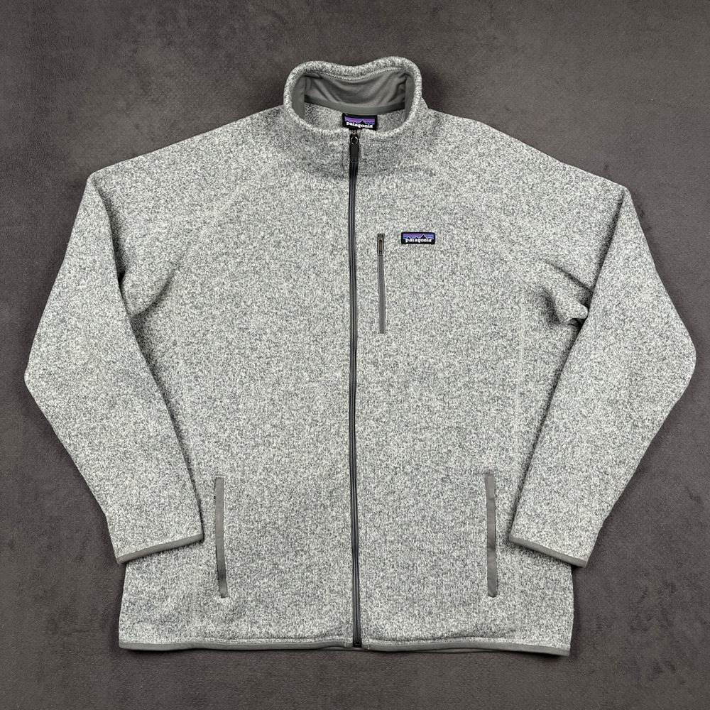 Patagonia Better Sweater Jacket Mens XXL Stonewash Gray Full Zip Fleece 25527